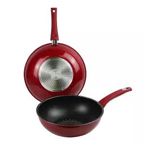 [퀸센스]새롬 인덕션 겸용 궁중 IH 볶음용 깊은 튀김냄비 프라이팬 웍 26cm