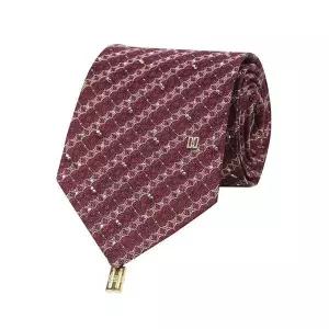 [NS홈쇼핑]26SS 닥스 실크혼방 기하학 자카드 큐빅 패턴 올오버 넥타이 DMG1ACF1141RO..