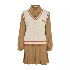 [롯데백화점]제이제이지고트 니트베스트+미니 원피스세트GPAN0OP141