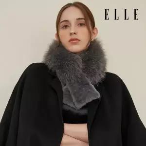 [엘르] 델루나 밍크 폭스 퍼 머플러 SE44MF203