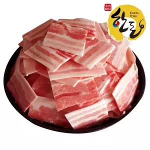 추억의 맛 한돈 냉동 삼겹살 600g 