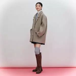 [LAP](대전신세계)돌먼 더블 하프 코트 AQ4WTB73