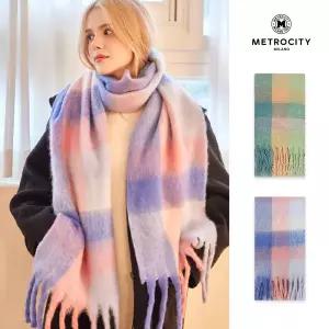 [롯데백화점]메트로시티 차밍체크 머플러 MMFC-4417