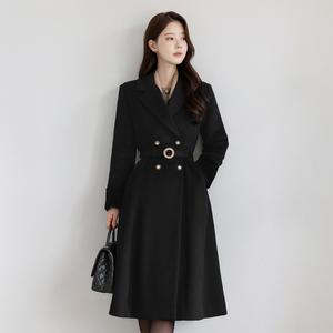 [시크라인] (~XXL까지) 위트락 퍼 커프스 포인트 울 코트 겨울 코디 오피스룩 하객룩 연말룩 모임룩 파티룩 빅사이즈