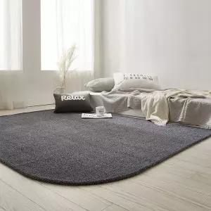 [NS홈쇼핑]해피 극세사 아치형 러그 카페트 사계절 단모 워셔블 침실 거실러그 150x200..[34779561]