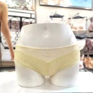 [에블린] 에블린 메르메 로맨티크 투톤 노와이어 헴팬티 (엘옐로우) EBWQFA335H