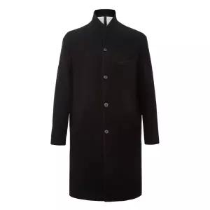 [레노마 옴므]레노마 스탠드카라 4버튼 코트 블랙  FMDMBH51A