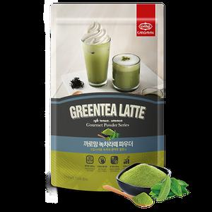 까로망 녹차 라떼 파우더 500 g 그린티 쉐이크 스무디 만들기 홈 카페 프라페 버블 티 재료