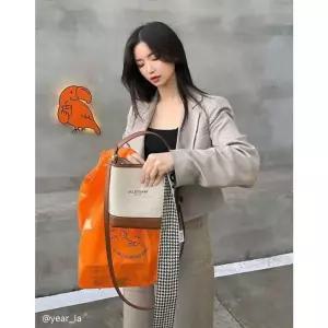 [NS홈쇼핑]JABA5E648 질스튜어트 [뉴페이퍼] 아이보리 캔버스 버킷백 S[34908314]