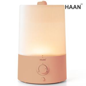 한경희 조용한 물멍조명 무드등 초음파 가습기 코랄핑크