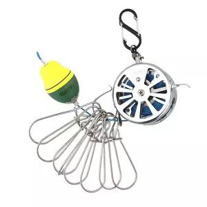 [머털낚시]일루어 릴 스트링거 낚시 꿰미 물고기 걸이 바다 부력 릴꿰미