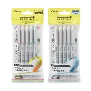 파이롯트 키레나 유연한 트윈닙 형광펜 5색세트 (SKIW-1)