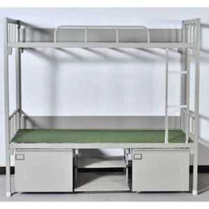 2층 군인 침대 철제 기숙사 숙직실 사다리 수납형