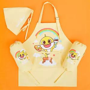 핑크퐁 앞치마세트-아기상어 아트 토시두건3종세트 PR079 (R0358)