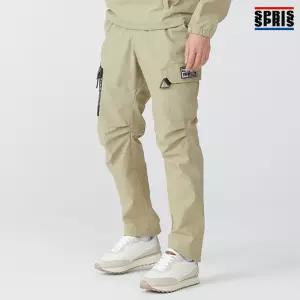[스프리스] 스프리스 남성 지퍼 카고 팬츠 베이지