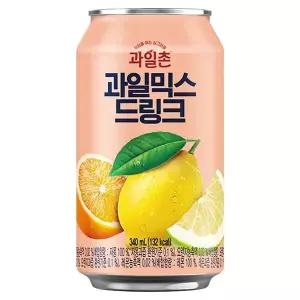 [셀러허브][해태] 과일촌 과일믹스 드링크 340ml x 24캔 (S12335553)