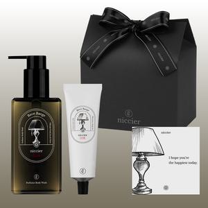 니치어 오 드 벨벳 퍼퓸 바디워시+핸드크림 1종 세트 명품 선물 남성 여성 공용 샤워젤 바디클렌져