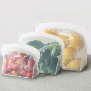 네오플램 스탠딩 실리콘 지퍼백 지퍼팩 실리콘백 3p 세트