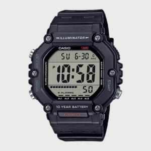 CASIO 카시오 AE-1600H-1A 블랙 빅페이스 군인 스포츠 디지털시계