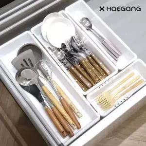 길이조절 칸막이 정리함 싱크대 서랍 수납 트레이