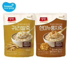 동원 양반 귀리쌀죽 400g 3개 + 현미누룽지죽 400g 3개