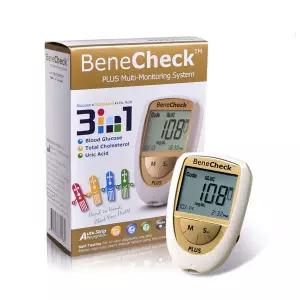 베네첵 3ONE 요산측정 혈당 콜레스테롤측정기