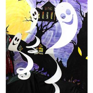 TK (10개) 웨이브유령장식_대 유치원 어린이집 초등학생 만들기 미술 공작수업 키트