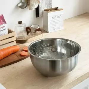 공감스토어 프리미엄 스텐304 양푼 과일 쌀 채소 주방 다용도 세척볼 소형 믹싱볼