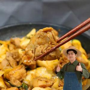 천유작 춘천식 매콤 양념 닭갈비 전자레인지 조리