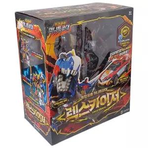 최강공룡 미니특공대 렉스카이저 2단 변신 합체 로봇 장난감