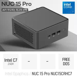 ⓒ ASUS NUC 15 Pro NUC15CRHC7 (베어본) 코어7 240H / 인강용 사무용 비즈니스용 가정용 미니PC