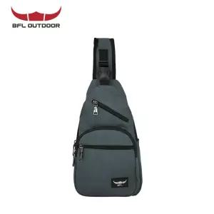 BFL 다크그레이 캐주얼 슬링백 여행용 이중잠금 크로스백 남녀공용 메신저백 힙색