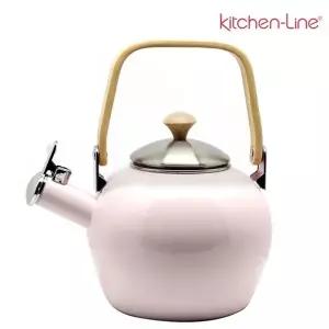 [코카코] 아이비 법랑 주전자 1.4L 라이트 핑크