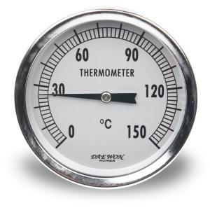 대원 바이메탈온도계 100파이 150도 75L