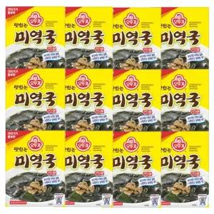 오뚜기 맛있는 미역국 2인분 18g 12개