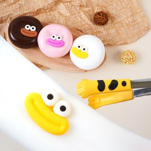 포포팬시 빵떡 말랑이 2개 슬라임 스트레스볼 스퀴시 빵말랑이 냄새없는 학생장난감 촉감놀이