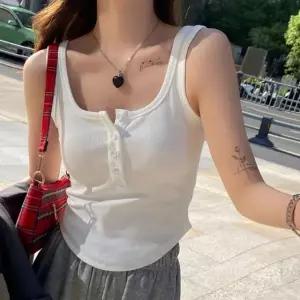 고품질 여성 캡내장 단추 나시티 1P 레이어드 이너 민소매 여성민소매 여자민소매 여성나시티 (WFI24FD)