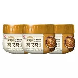[CJ제일제당][T]백설 다담 청국장양념530g x3개