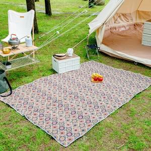 보헤미안 피크닉 매트 바닥 방수 캠핑 아웃도어 패브릭 두꺼운 돗자리