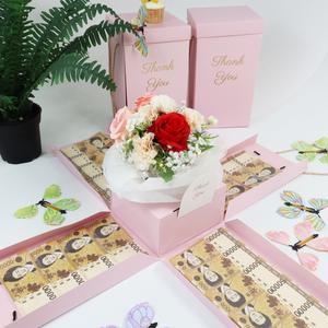 지넥스 부모님 팔순 칠순 플라워 환갑 용돈박스 돈벼락이벤트 남편