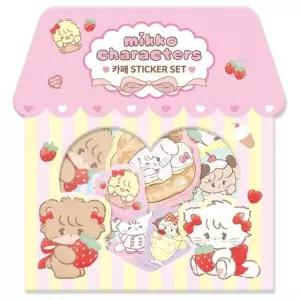 미코 캐릭터즈 조각 스티커-카페 캐릭터 (WFGJ0SO)