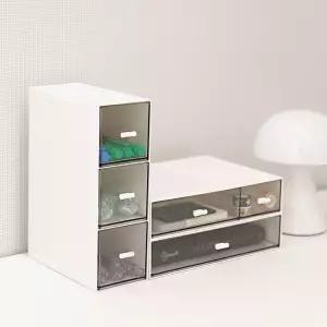 데스크 오거나이저/서랍함/보관함/서랍장/정리함/수납장/미니/소형/투명/다용도/멀티/책상/탁상/오피스/