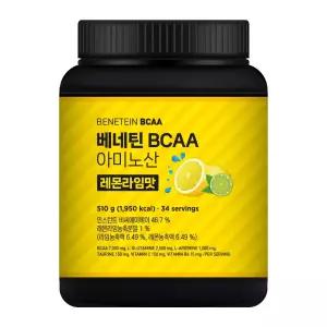 베네틴 BCAA 필수 아미노산 보충제 레몬라임맛 510g