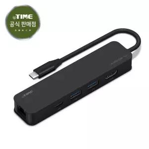 ipTIME UC306HDMI-1G 6포트 USB 3.0 Type C 멀티 포트 허브