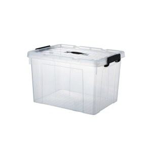 투명 대형 리빙박스 수납 의상 수납함 150L 리터 63.5x44x40cm 하나 보관함 100L 대형리빙박스