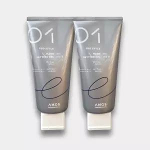 아모스 하드 세팅 젤 300ml 2개 강한 고정력