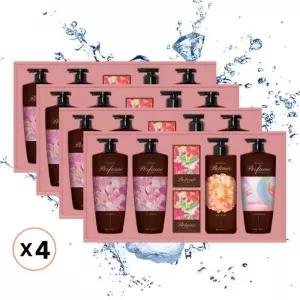 [LG생활건강] 엘지생활건강 정성담은 샴푸 바디 프리미엄 선물세트 X 4 TB