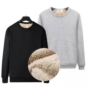 기모무지라운드티셔츠 보온 융털기모 긴팔티 맨투맨 긴팔 간절기 모달티 베이직티셔츠 얇은 이너티 약기모