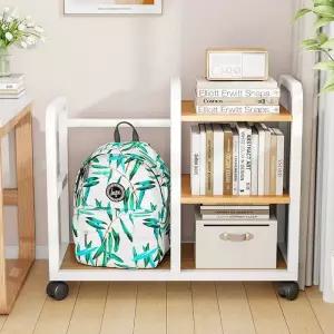 책가방 스토리지 3단 트롤리 스탠드 바퀴 정리대 다용도 수납