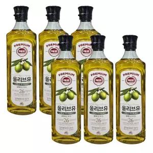 해표 올리브유 900mlx6개